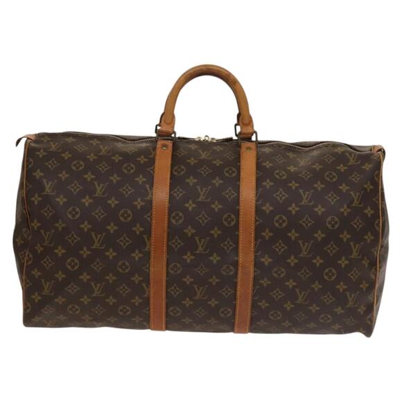 LOUIS VUITTON Monogram Keepall 55 Boston Bag M41424 - Picture 13 of 16